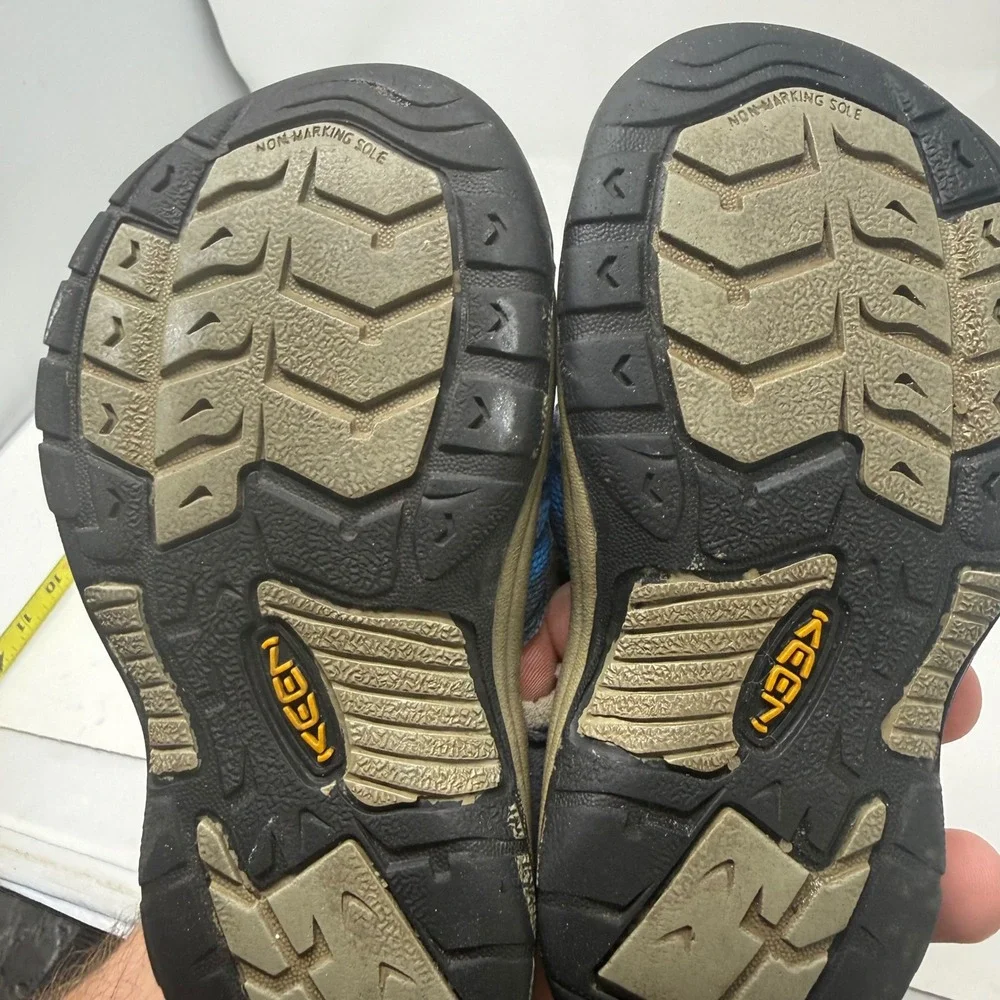 Keen Newport H2 Kids Sandals Navy Blue Striped Water Shoes Size 7 Toddler